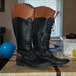 2 Toned Calf Boots